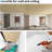 2X4 Ft Drop Ceiling Tiles In Oak, 12-Sheet Semi-Cylinder D...