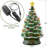 24" Hand Painted Ceramic Christmas Tree, Pre-Lit Tree with Star-1099654908
