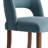 4-Piece Chenille Upholstered Solid Wood Dining Chair Set-845909767