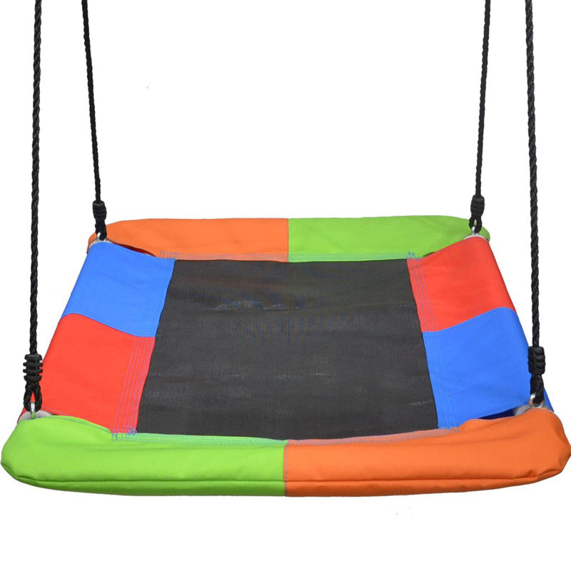 Swinging Monkey Products Metal Web / Saucer Swing with Chains