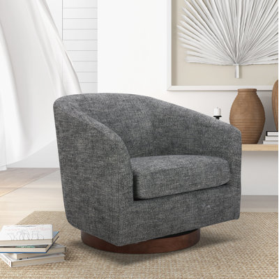Fauteuil demi-tonneau pivotant Bennett