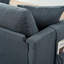 Canapé modulaire 107,87 pi avec 1 repose-pieds, coussin de siège et dossier amovible-1290827174