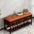 Orange/Dark Walnut