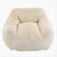 Fauteuil à billes d'intérieur de style fauteuil, beige