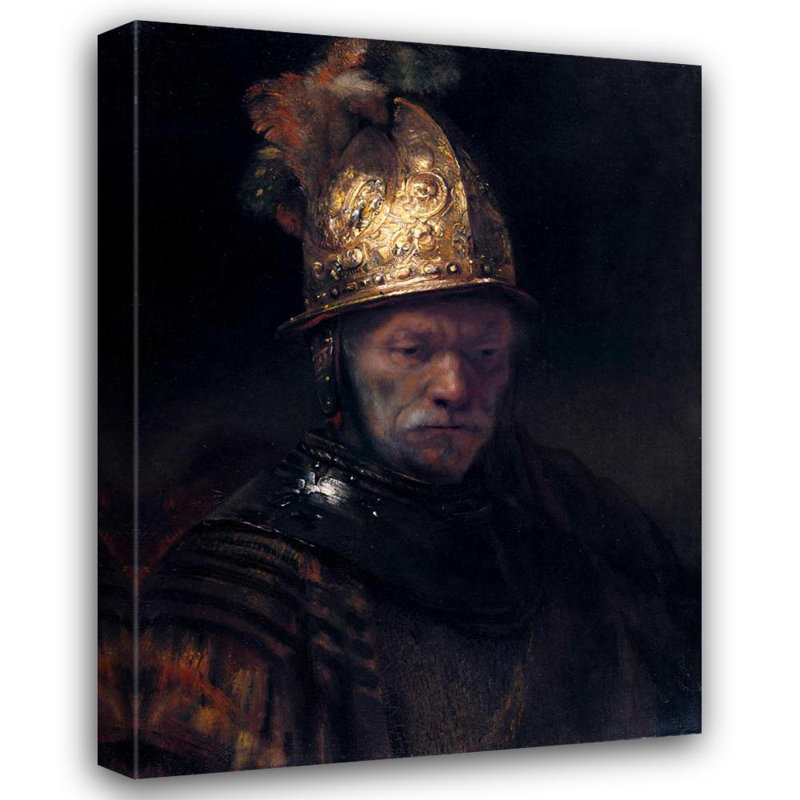 «Man in a Golden Helmet», H 24 po x l 18 po