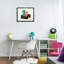 Chat et chien sur une valise, art mural encadré flottant, design par Andy Westface-726441596-726441599
