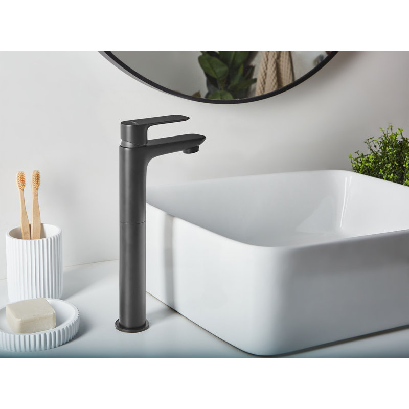 Tall Basin Mixer Tap Magner Brass Gold, Matte Black