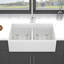 Évier de cuisine double Farmhouse Workstation