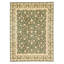 High-Quality Hand-Knotted Olive Green Area Rug
