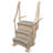Confer Plastics Curved In-Pool 3 Step Ladder System, Stairs for In Ground Pool