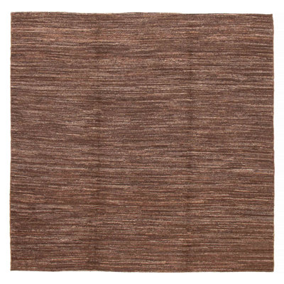 Natural Dark Brown Kilim 9'7" x 9'10"