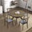 Round Rubber Wood Dining Table-803739495