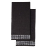 Sparkles Home Rhinestone Napkin (Set Of 2) - Charcoal