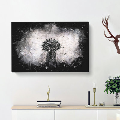 A Dandelion Flower - Wrapped Canvas
