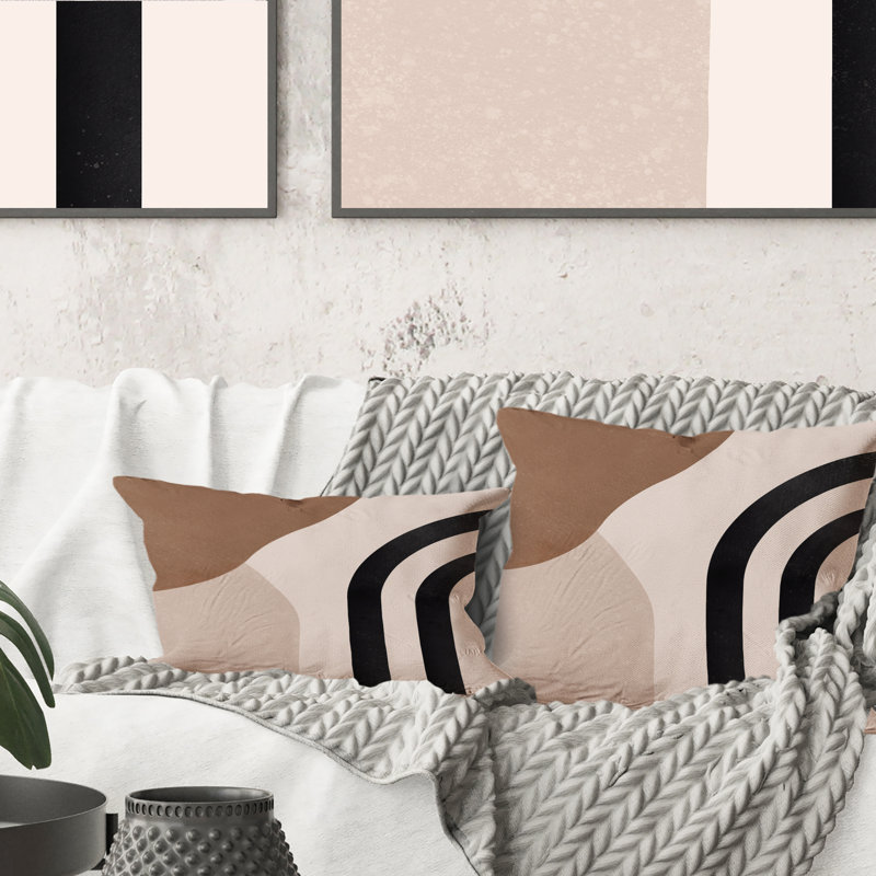 Coussin Vintages Lines In Terracotta