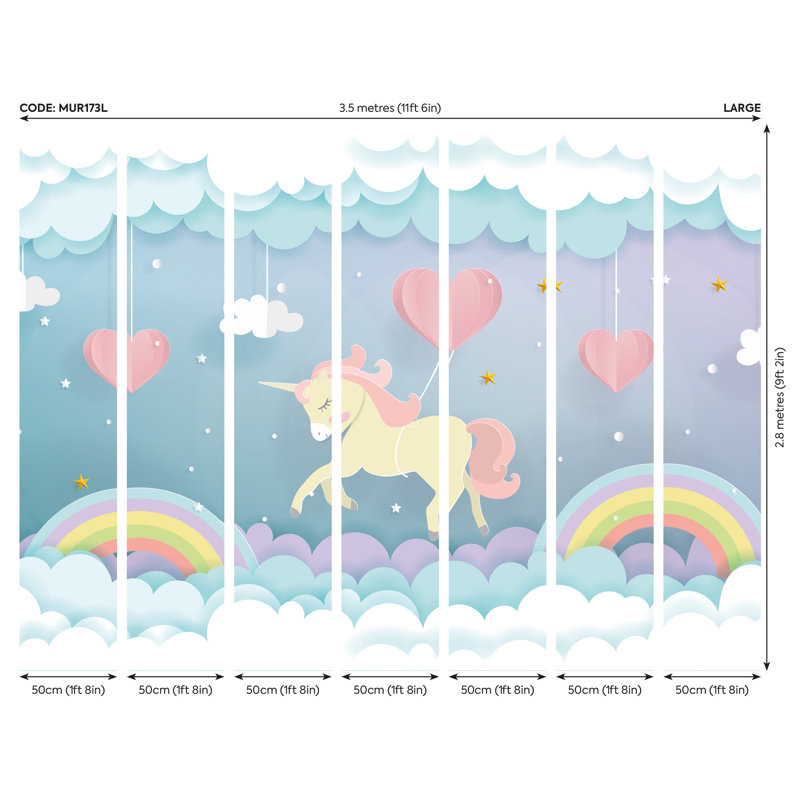 Lukasz Matte Wall Mural, 280cm L x 350cm W