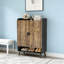 Armoire rustique, rangement rétro, armoire à chaussures pratique
