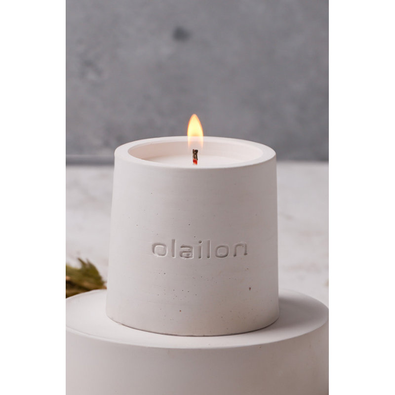 Candly Scented Tumbler Candle with Concrete Holder