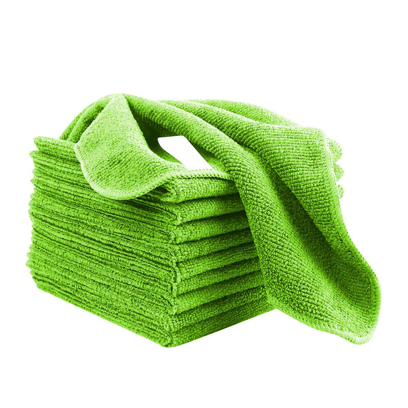 Tissu en microfibre, Vert, 12,04 po x 12,55 po