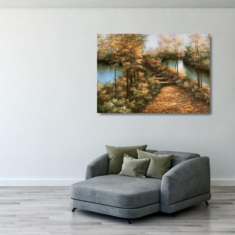 Autumn Leaves, 28" H x 40" W