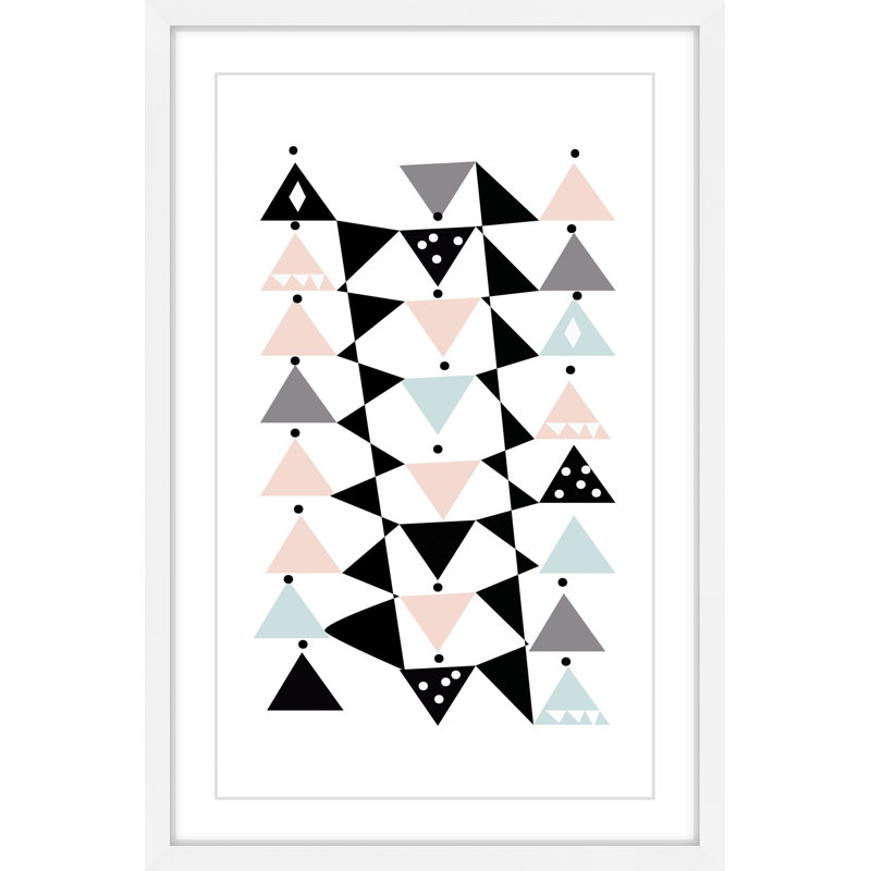 «Triangle Dance» par Katarina Snygg, reproduction encadrée, H 30 po x l 20 po x P 1,5 po
