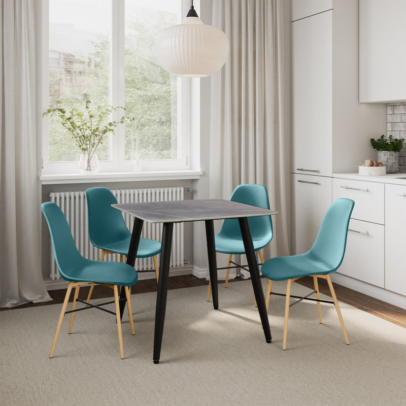4 - Person Dining Set, Armani Grey, Ocean