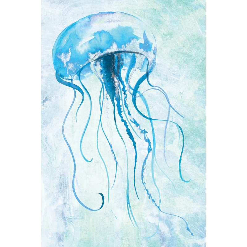 Jellyfish Party - Wrapped Canvas Print, 122cm H x 81cm W x 3.8cm D