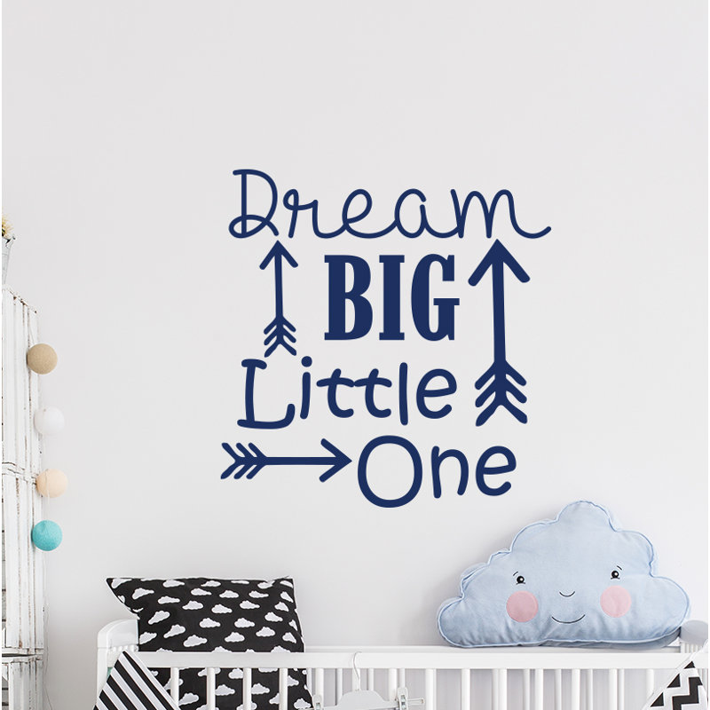 Décalcomanie murale big little rêve Baumeister, Bleu marine