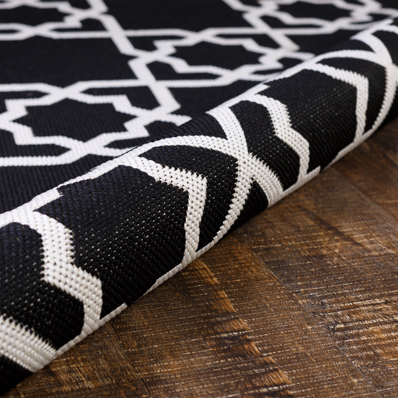 Tapis intérieur / extérieur noir Aiuppy