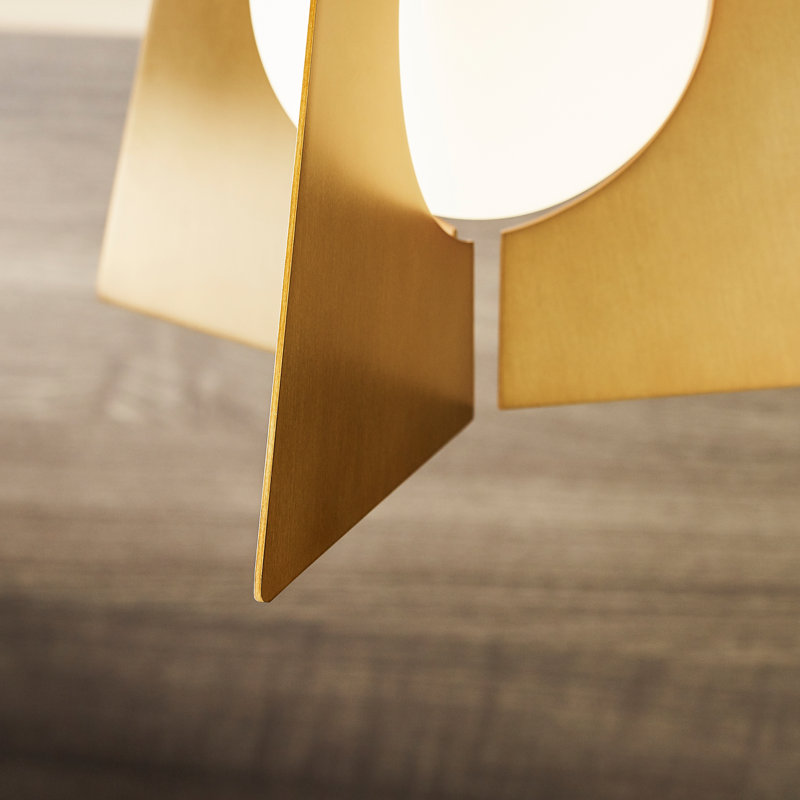 Orbel 1 - Light Pendant, Yes, Gold, 25" H x 17.8" W x 17.8" D