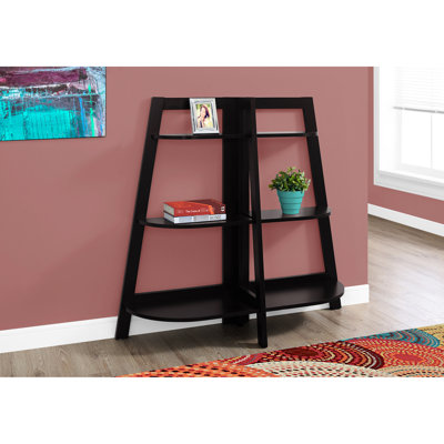 48"H Office & Bedroom Bookcase, 3 Tier, Brown Laminate, Contemporary Modern Decoration Tier Bookshelf, 48"H, For Interior Design