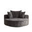 Canapé-lit simple en mousse 55 po Chenille-105528334