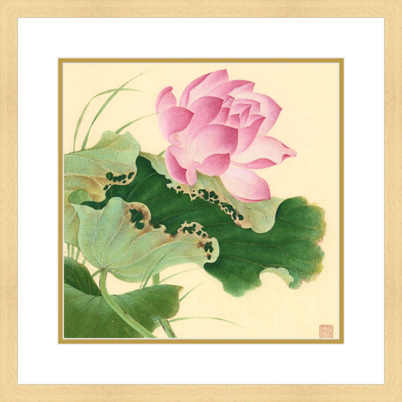 Lotus in Summer - 2 Piece Single Picture Frame Print Set