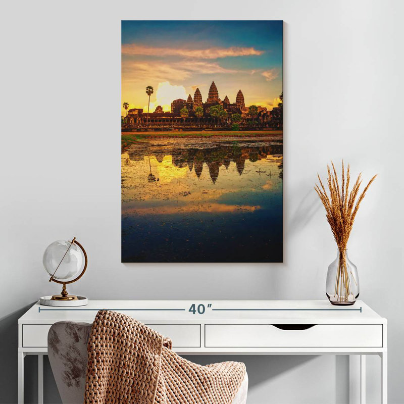 Adella Angkor Wat, 30" H x 20" W