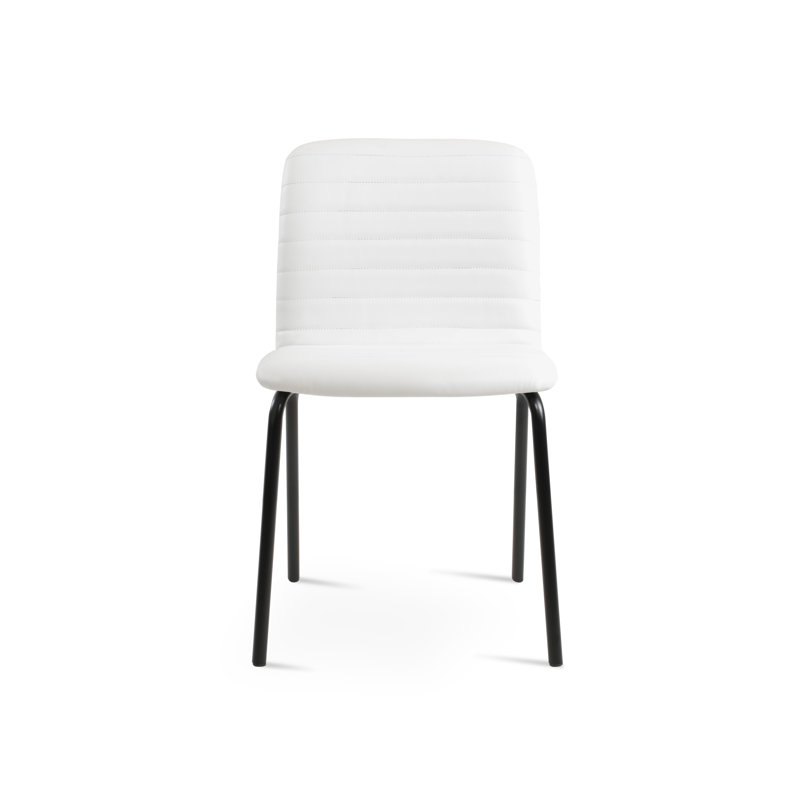 Isa Metal Side Chair, White