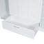 Lit escamotable simple avec tablettes de chevet et garde-robe