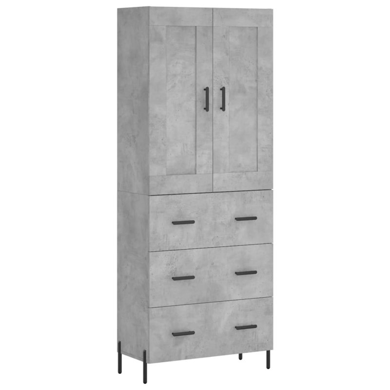 69.5cm Sideboard, Concrete Grey
