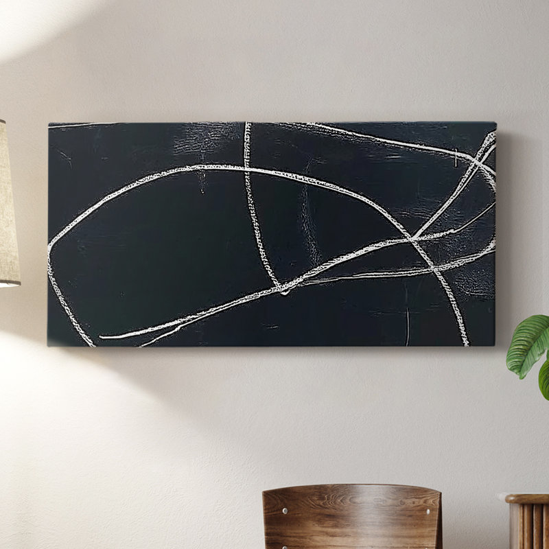 Abstract Series 7 # XLVI-Gallery, toile tendue, H 16 po x l 32 po