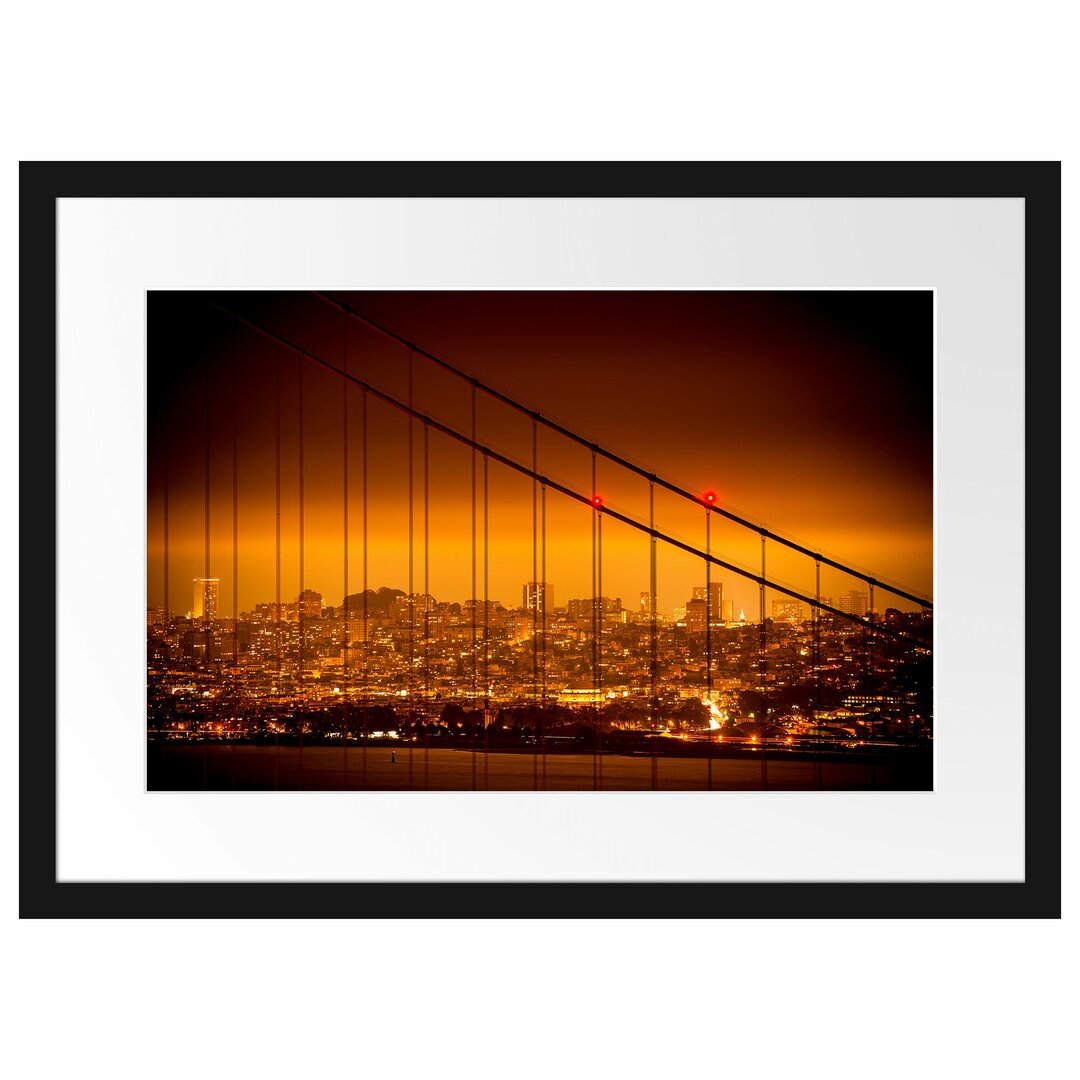 Gerahmtes Poster San Francisco Skyline