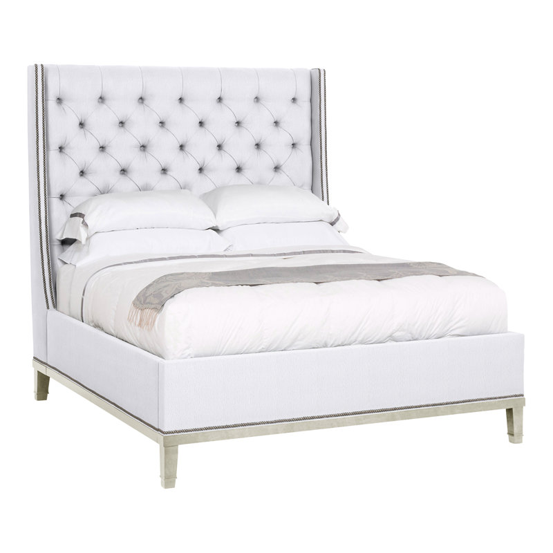 Michael Weiss Queen Upholstered Panel Bed, Navada Snow, Yes, Navajo