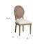 Chaise d'appoint rembourrée gris sable Duffield