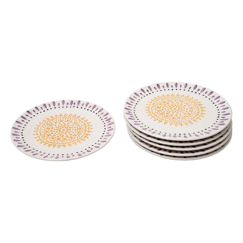 Jessamine Set of 6 Dessert Plates, 20.5cm