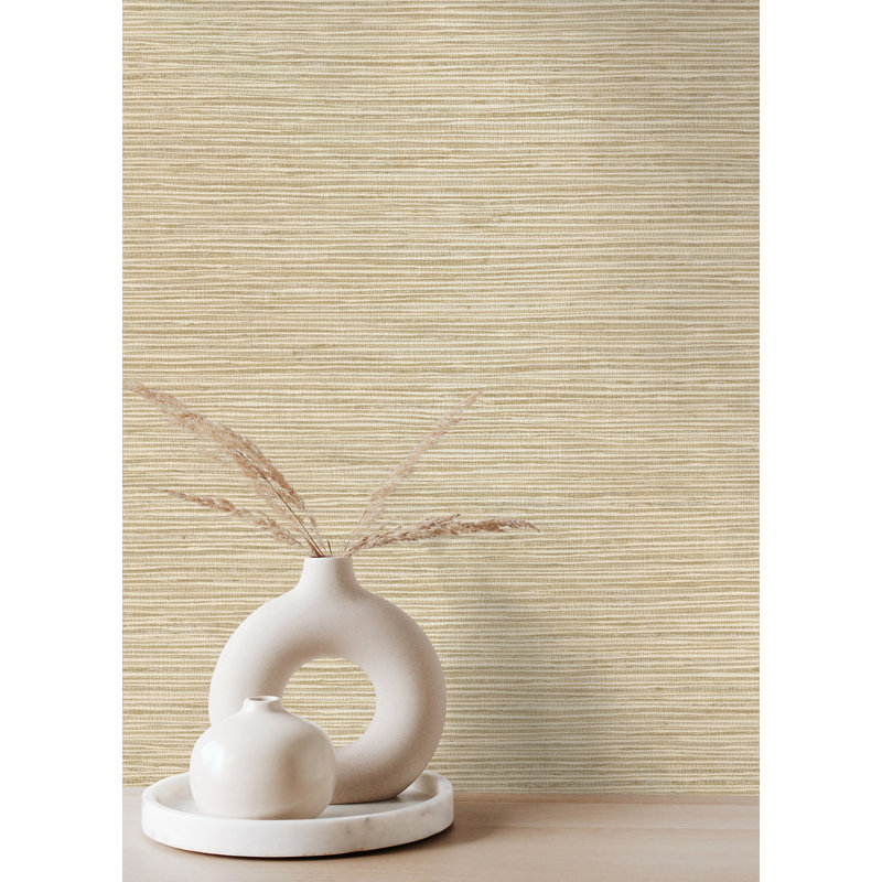 Rouleau de papier peint L 33 pi x l 20,5 po Drumleckney, Beige