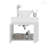 Vessel Sink Vanity Manchester, Open Shelf