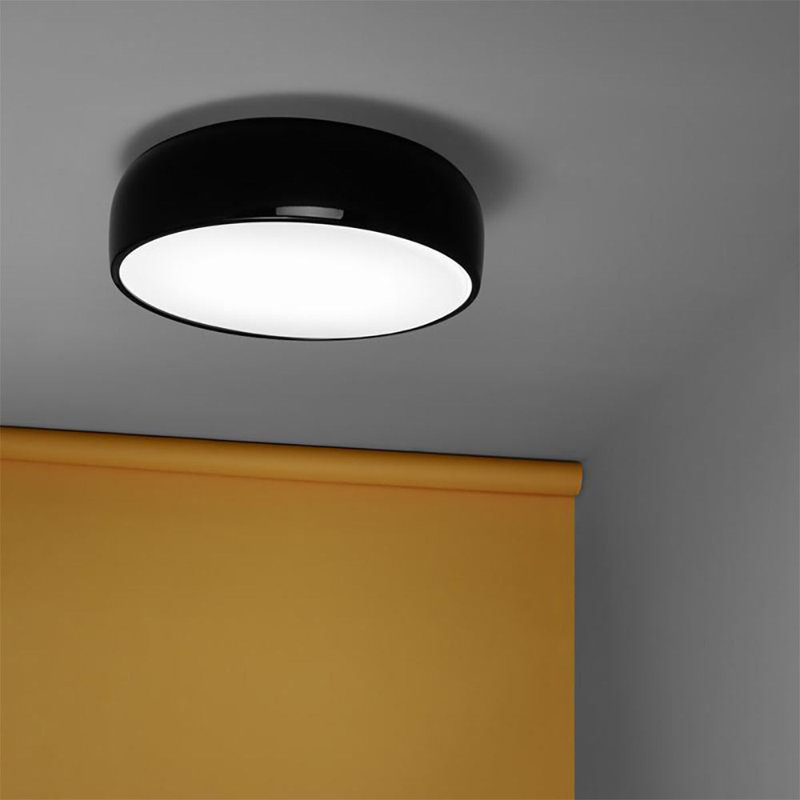 Cilia - Light LED Drum Pendant, Matte Black