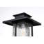 Lampadaire d'extérieur noir Aleza 7 pouces
