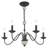 Seiling 5 - Light Dimmable Classic / Traditional Chandelier-835073901