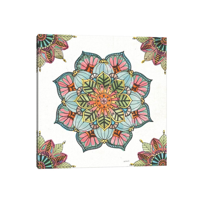 Mandala Morning V by Anne Tavoletti - Wrapped Canvas Print, 30.48 cm H x 30.48 cm W