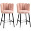Tabouret de comptoir 25,6 po Melvie-101377250