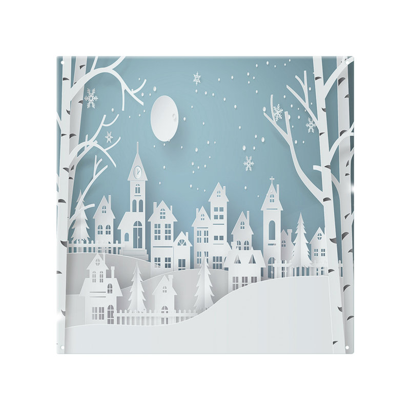 60cm W Glass Peel and Stick, 50cm L x 60cm W